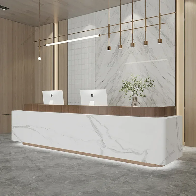 Office Furniture Store - Italian Style Clothing Store Reception Desks