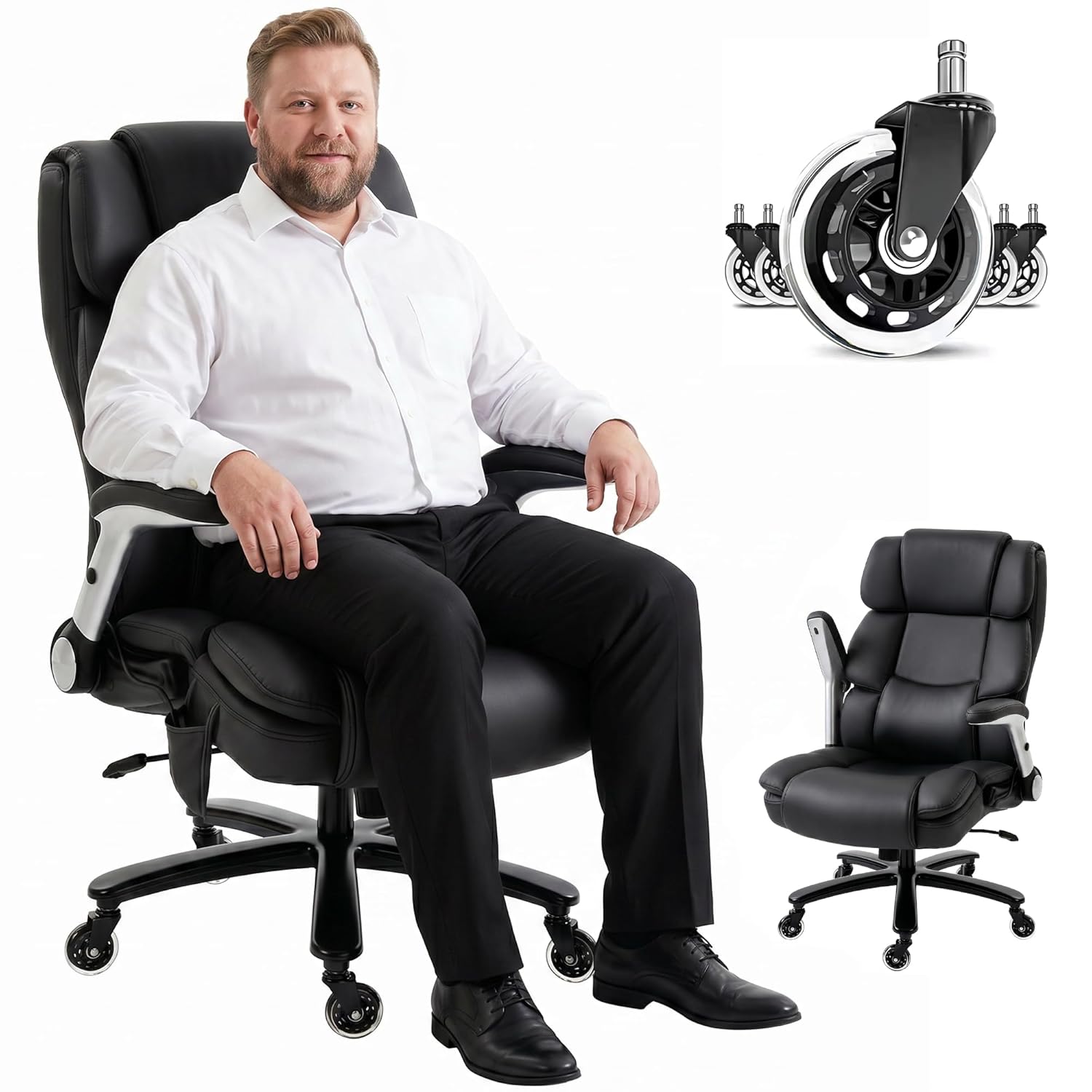 Office Furniture Ergonomic - Ergonomic Office Chair with Inflatable Adjustable