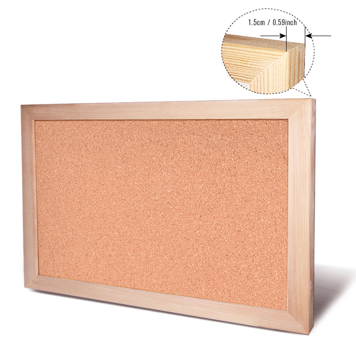 Vintage Pine Wood Frame Cork B – обзор и цена Bulletin Board Cork