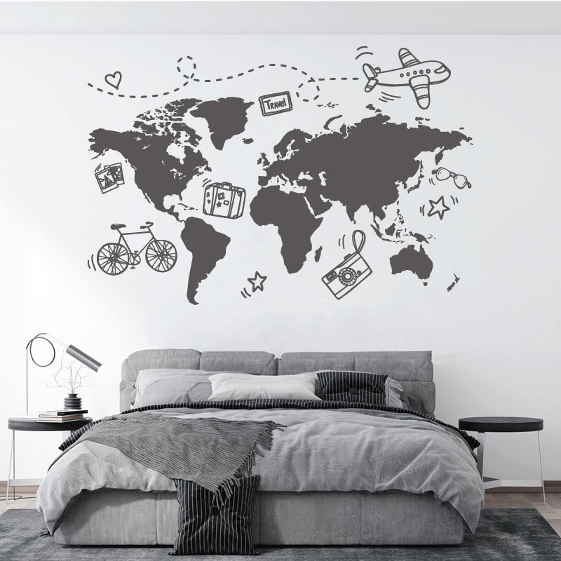 Go Travel World Map Wall Stick – обзор и цена Office Furniture To Go