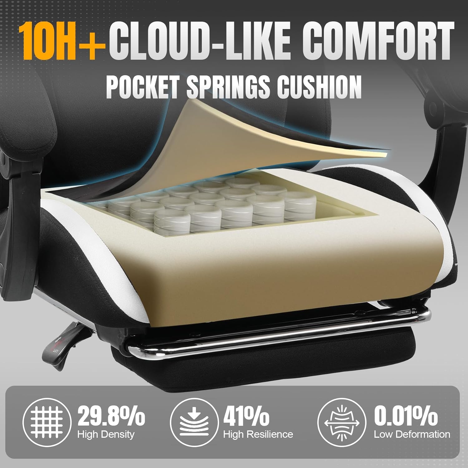 Gaming Chair with Foot Rest &  – обзор и цена Office Footrest Cushion