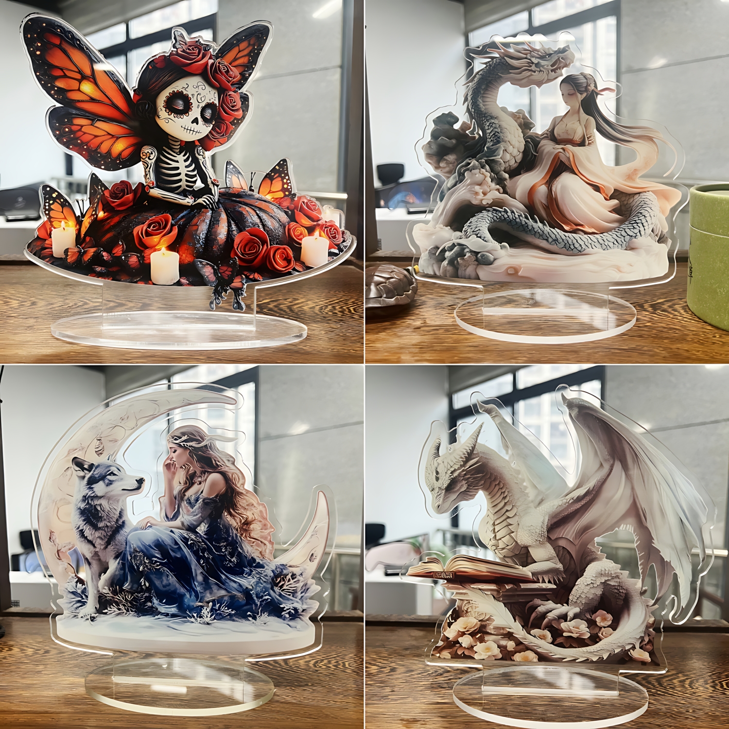 Two Tigers Statue,2D Flat Anim – обзор и цена Office Furniture Direct