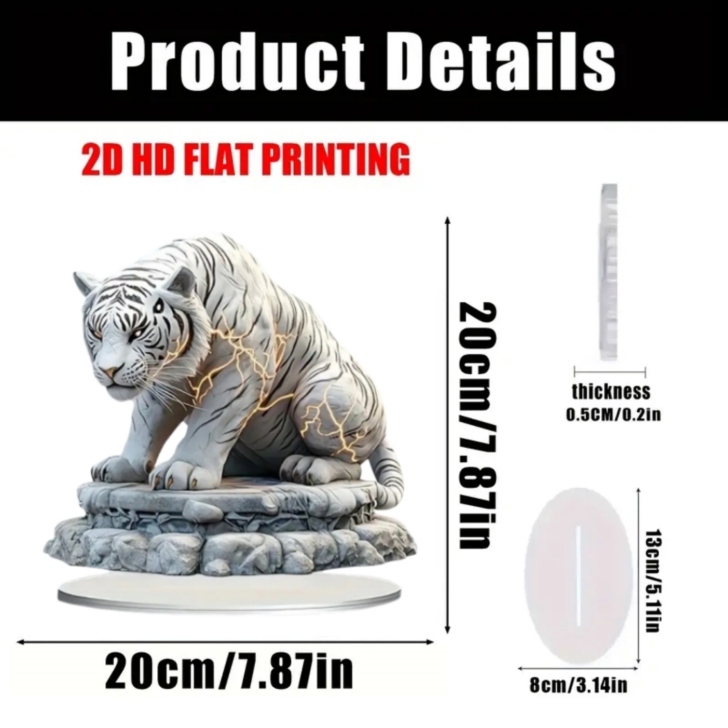 Two Tigers Statue,2D Flat Anim – обзор и цена Office Furniture Direct