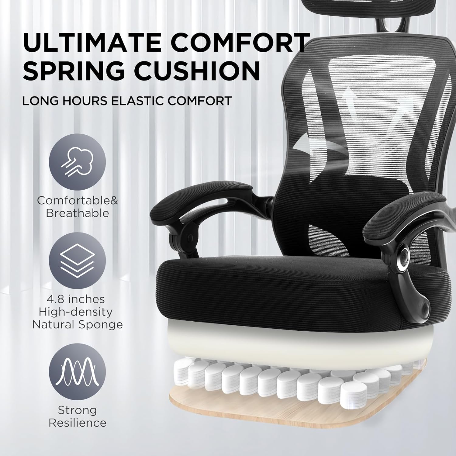 Ergonomic High Back Reclining  – обзор и цена Office Footrest Cushion