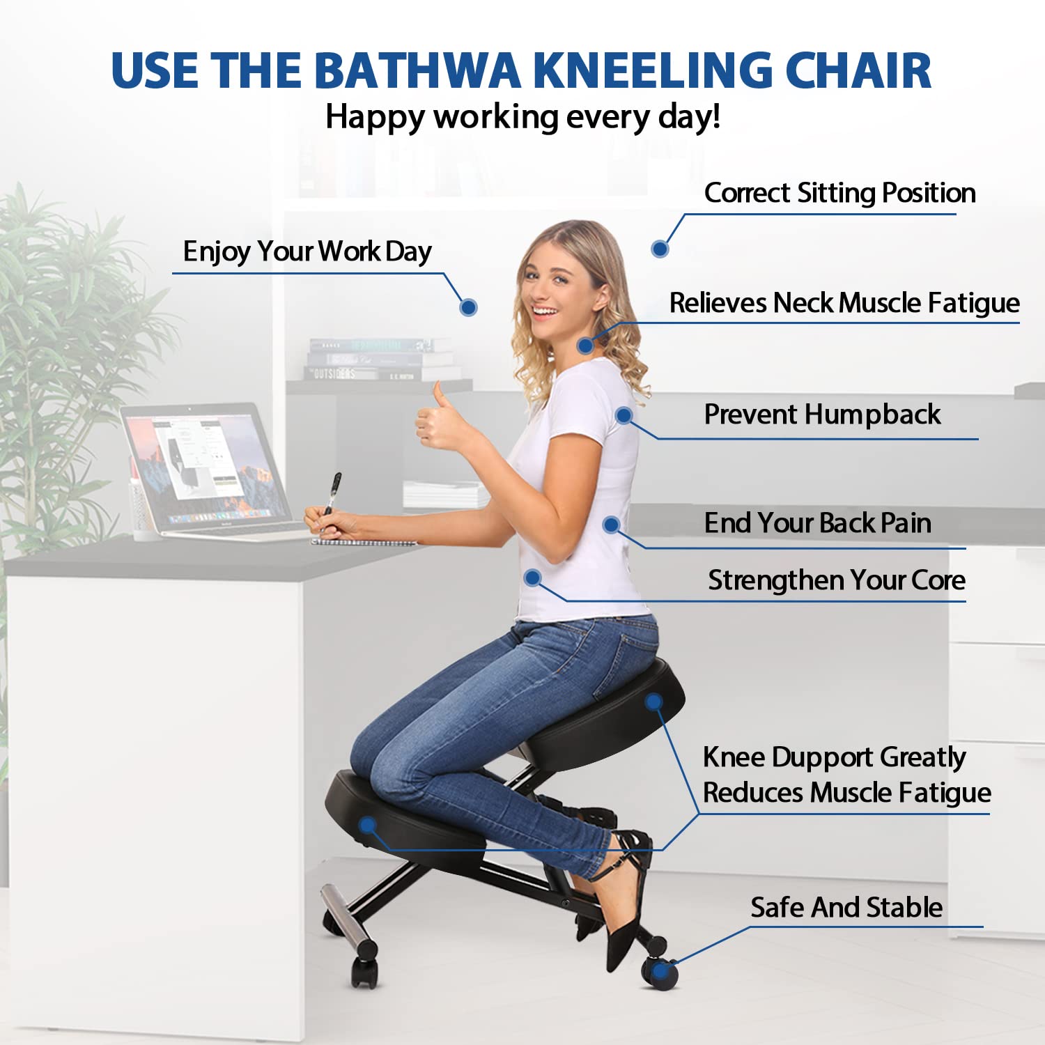 Kneeling Chair Ergonomic for O – обзор и цена Office Furniture For Home