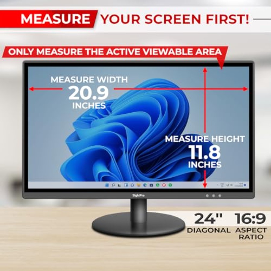 24 Inch 16:9 Computer Privacy  – обзор и цена Monitor Privacy Filter