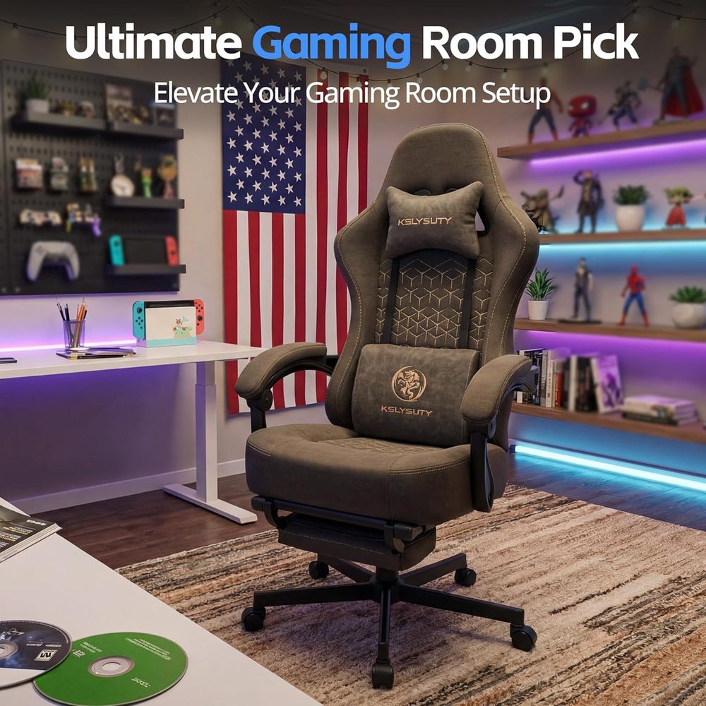 Breathable Leather Gaming Chai – обзор и цена Office Footrest Cushion
