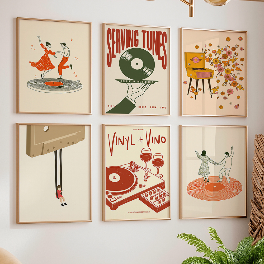 1pc Vintage Music Canvas Poste – обзор и цена Office Furniture Direct