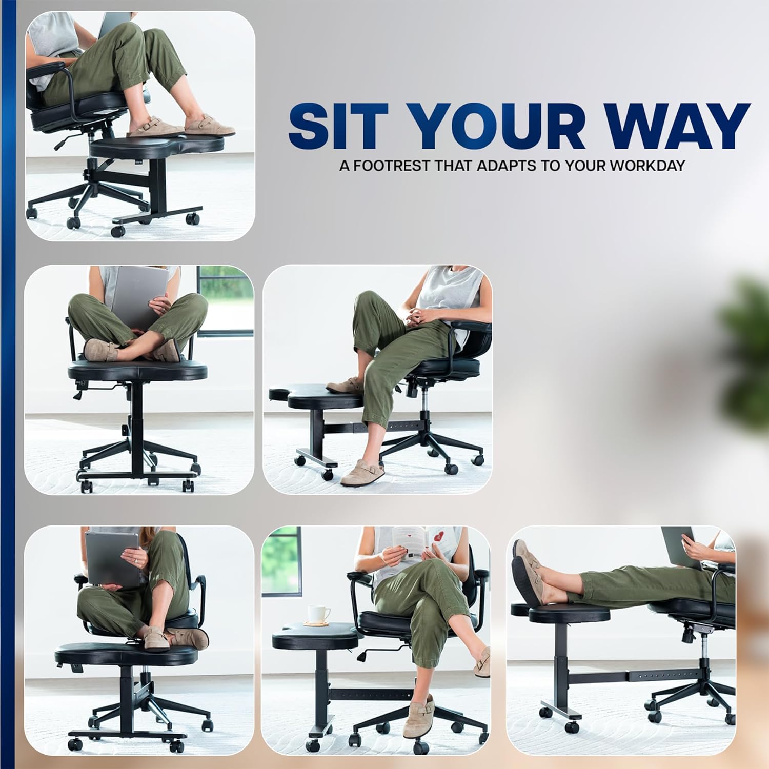 Height Adjustable Retrofit Foo – обзор и цена Office Footrest Cushion