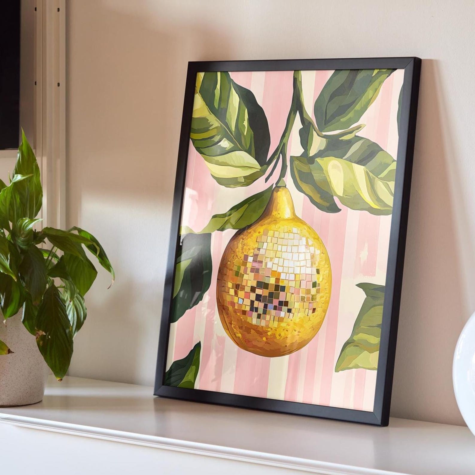 Retro Abstract Lemon Disco Bal – обзор и цена Office Furniture For Home