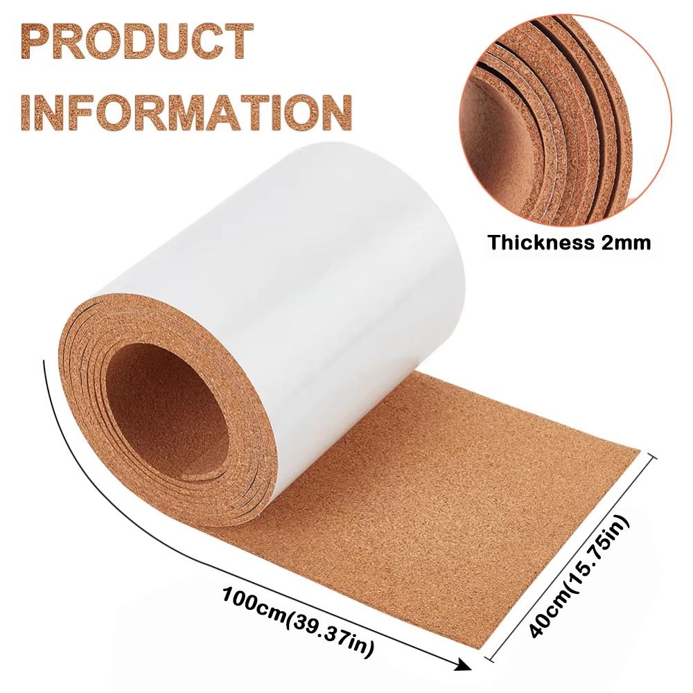1m Self-Adhesive Cork Roll 2mm – обзор и цена Bulletin Board Cork