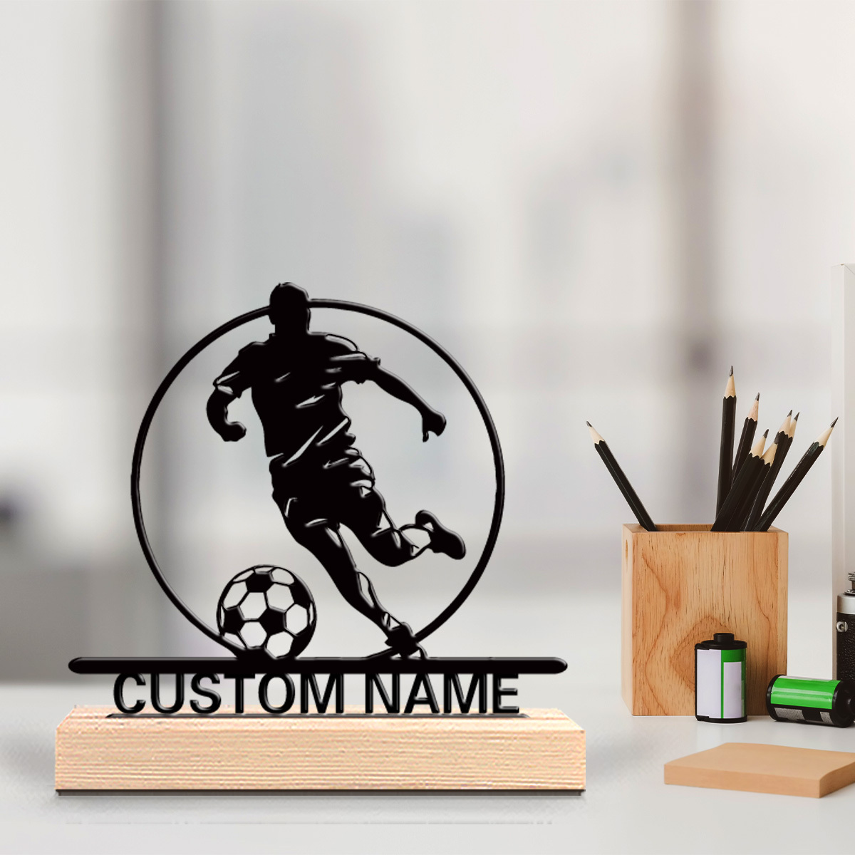 Custom Soccer Player Metal Sta – обзор и цена Office Furniture Direct