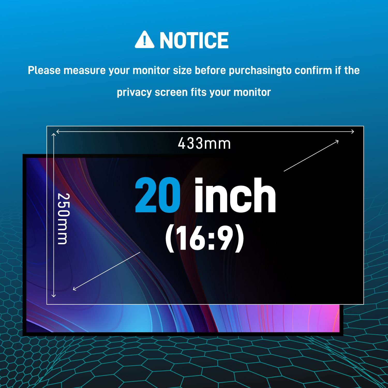 20 Inch Computer Privacy Scree – обзор и цена Monitor Privacy Filter