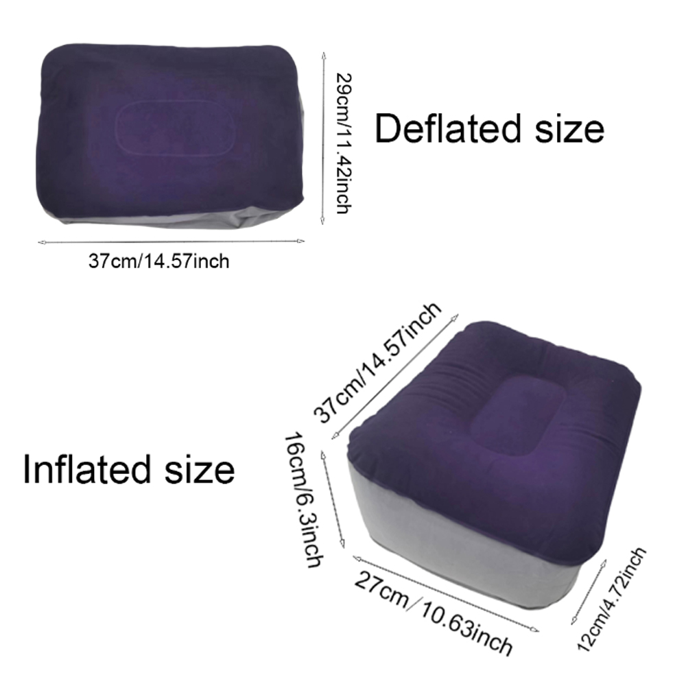 Inflatable Footrest Pillow PVC – обзор и цена Office Footrest Cushion