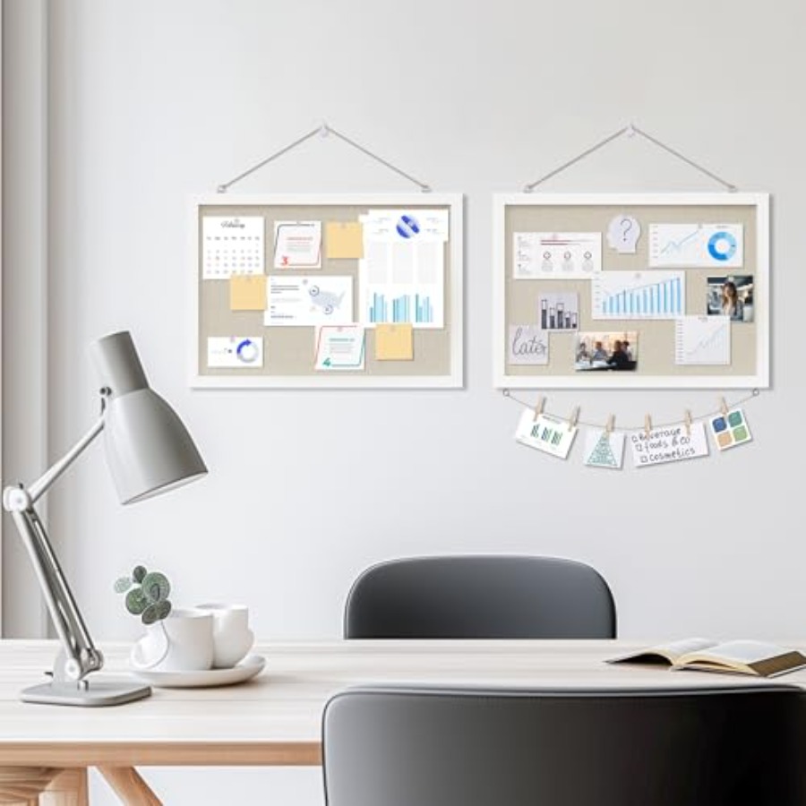 Cork Board with Linen White, B – обзор и цена Bulletin Board Cork