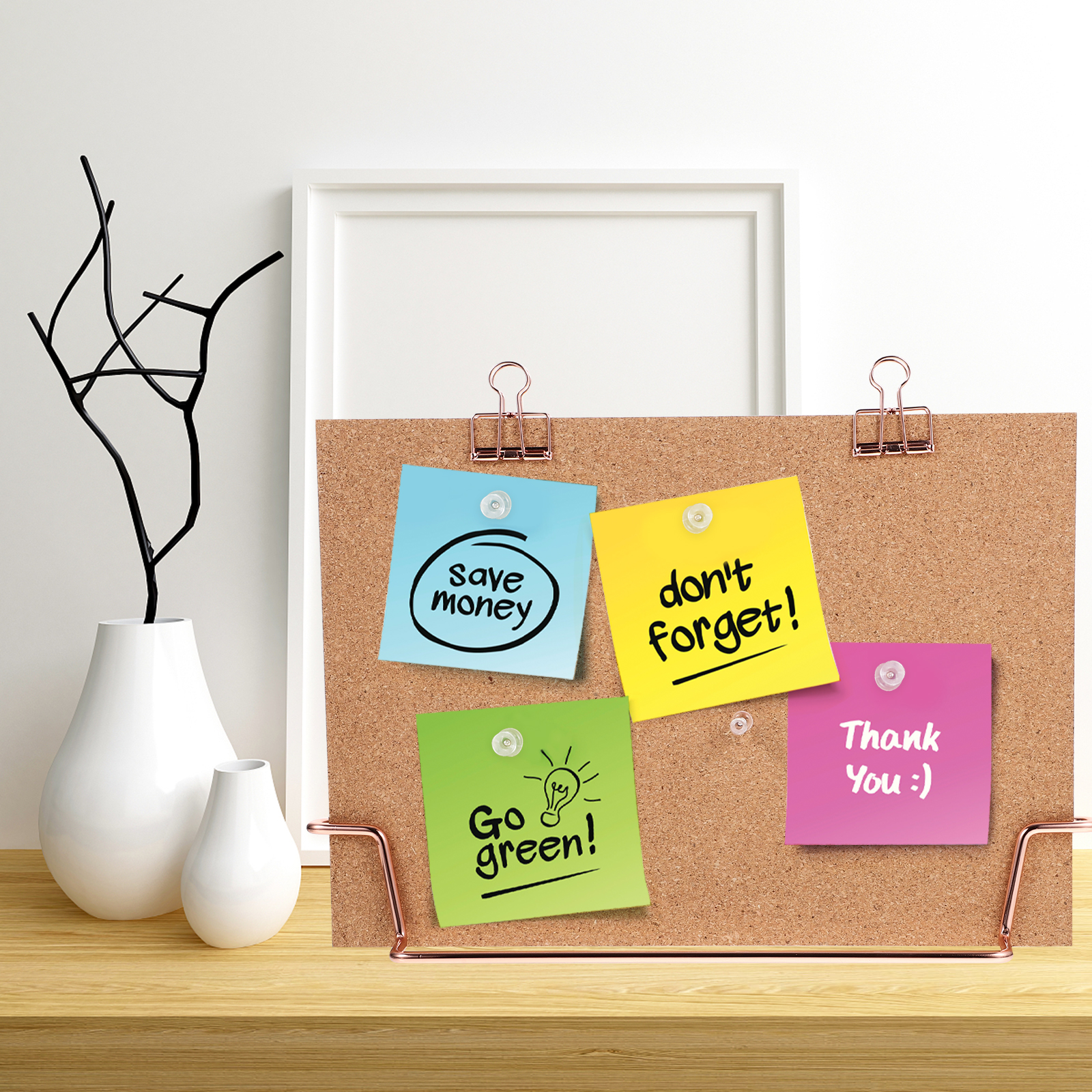 Cork Bulletin Board A4 Golden  – обзор и цена Bulletin Board Cork
