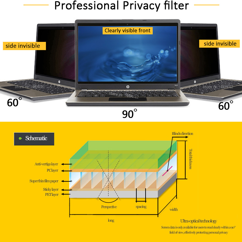 24 inch 532mm*299mm 16:9 Compu – обзор и цена Monitor Privacy Filter