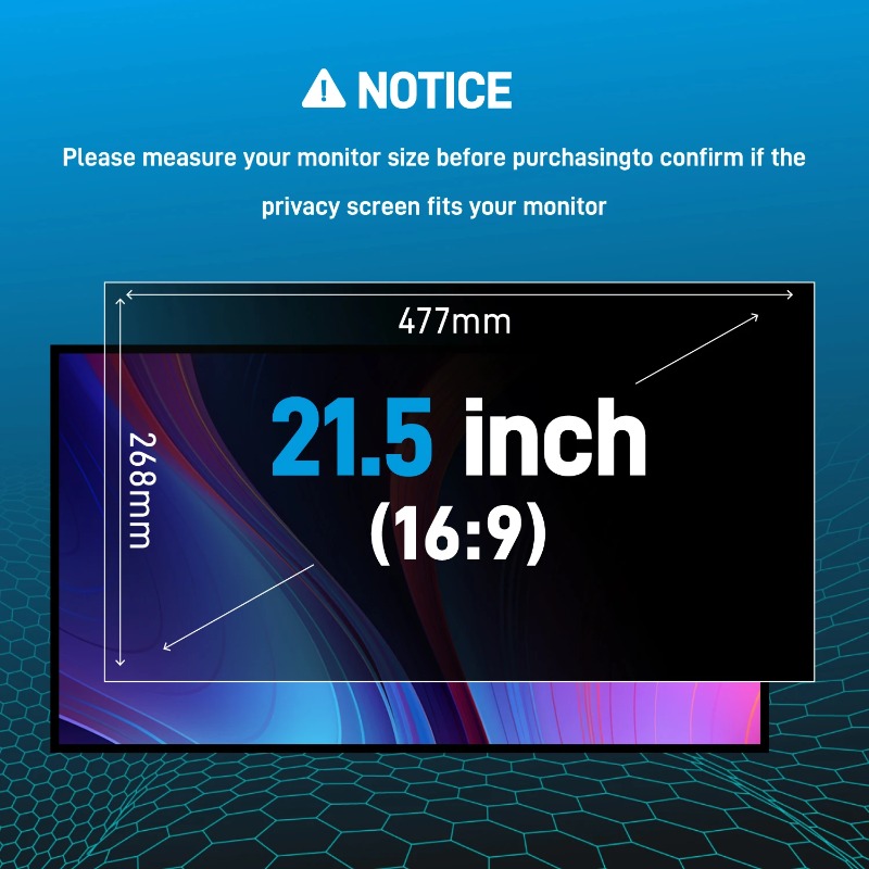 21.5inch Computer Monitor Anti – обзор и цена Monitor Privacy Filter