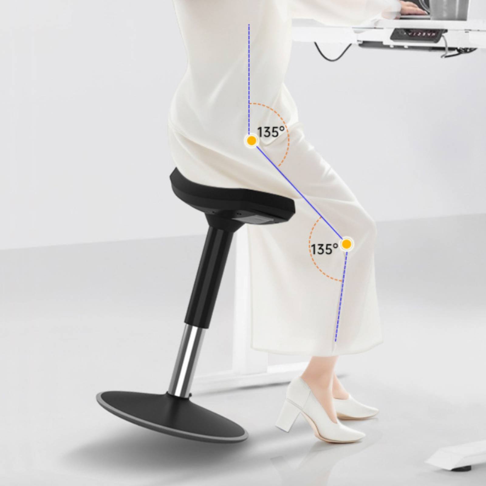 Saddle Stool Comfortable Long  – обзор и цена Office Furniture For Home