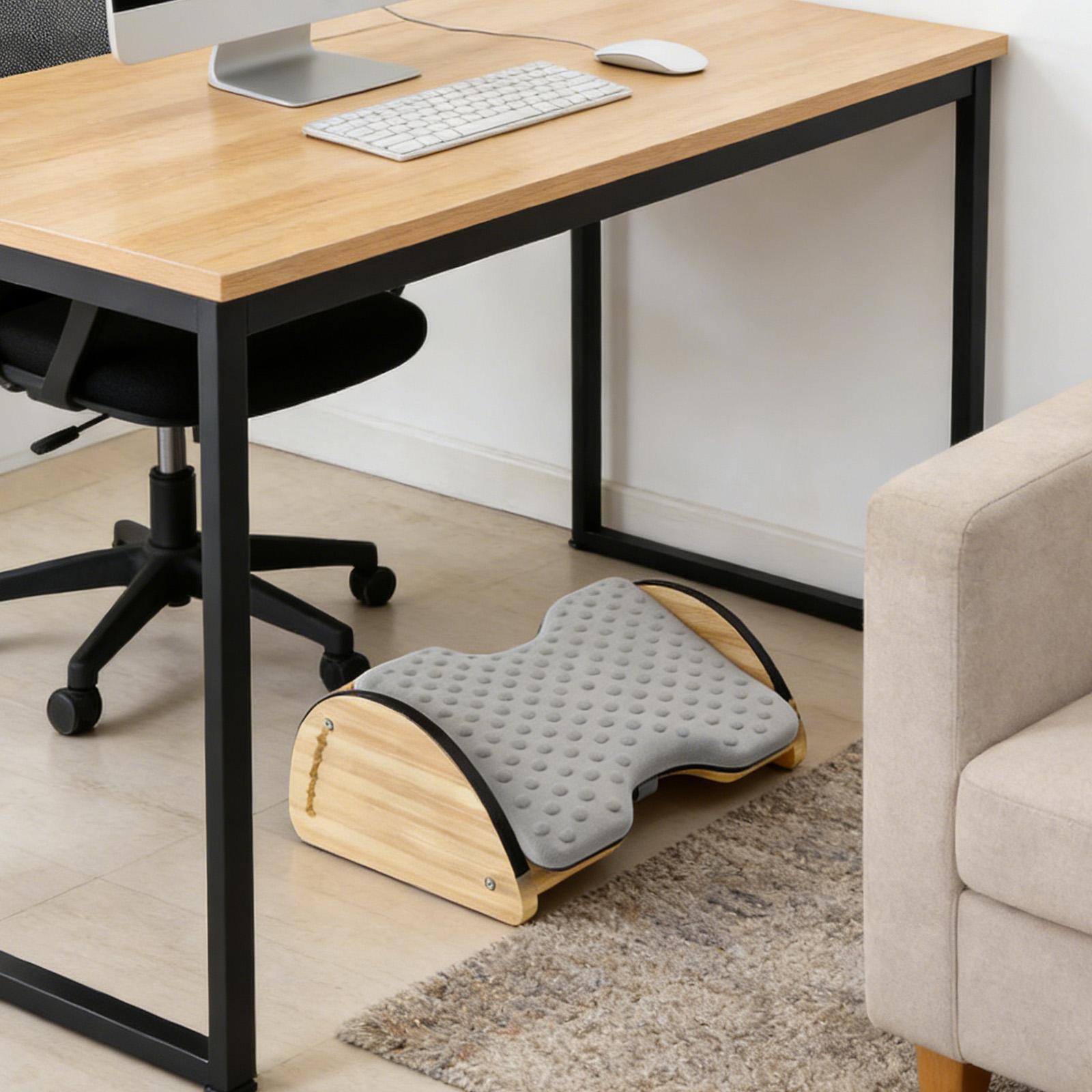 Adjustable Office Bamboo Footr – обзор и цена Office Footrest Cushion