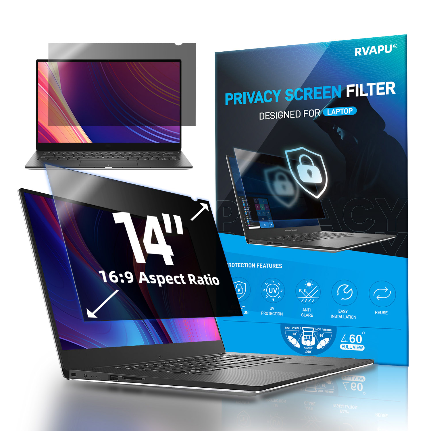 For Laptop 14 inch Privacy Ant – обзор и цена Monitor Privacy Filter