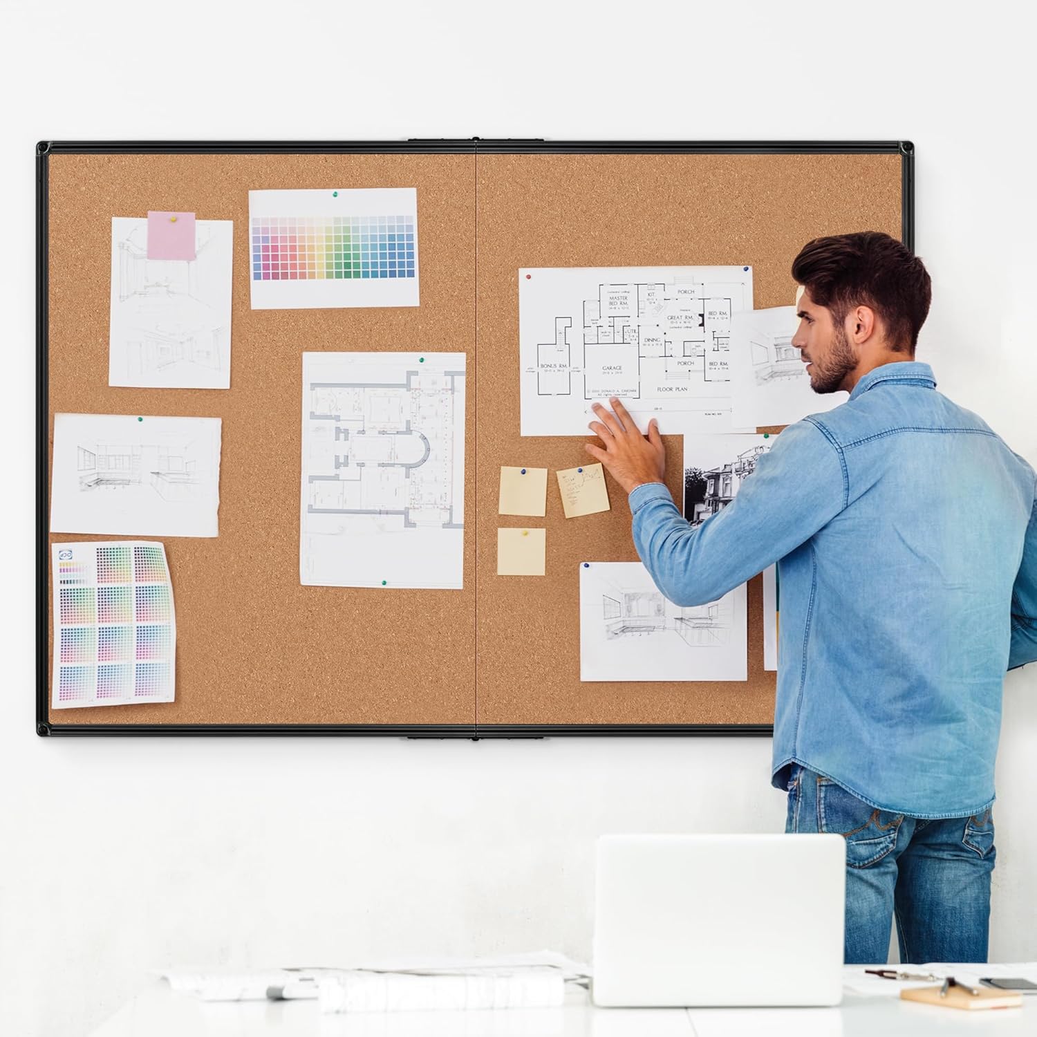 36x48 Cork Board Bulletin Boar – обзор и цена Bulletin Board Cork