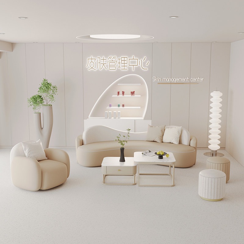 Nordic Cream Style Beauty Salo – обзор и цена Office Furniture Store